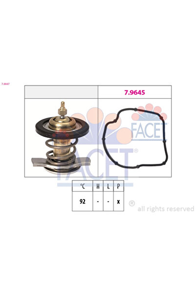 FACET Termostat Lichid Racire Mercedes-Benz C-Class/Clk/E-Class
