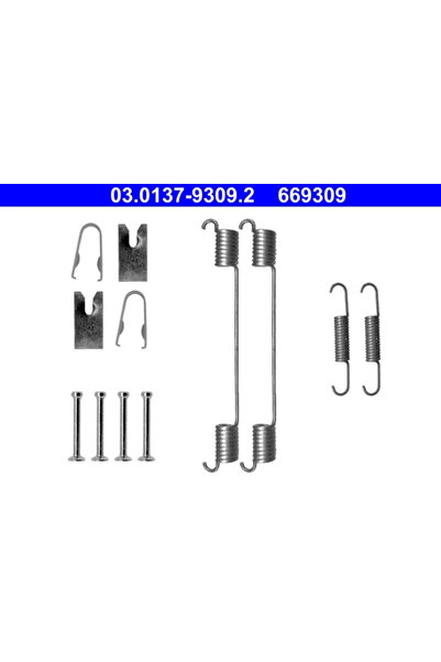 Ate Set Accesorii Sabot De Frana Citroen Nemo Microbus Fiat Doblo Microbus/Gr...