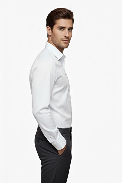 rasstmen Men's Slim Fit Long Sleeve Shirt Bgl-St04867