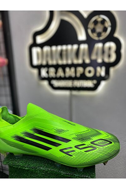 DAKİKA 48 YEŞİL SİYAH BAĞCIKSIZ FUTBOL AYAKKABISI