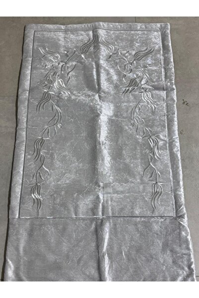 Mustgross Πολυτελές χαλί προσευχής με κέντημα – Μονό χαλί προσευχής από βελούδο & κομψό και ποιοτικό χαλί προσευχής