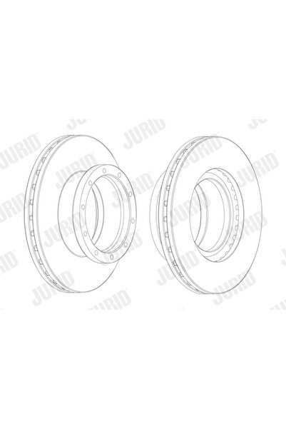 Jurid Disc Frana Mercedes-Benz Actros MP2 / MP3/Actros MP4 / MP5/Antos Setra ...