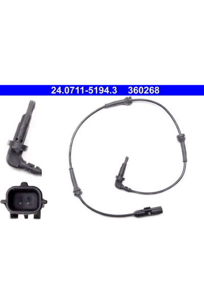 Ate Senzor Turatie Roata Renault Laguna 3/Laguna Cupe