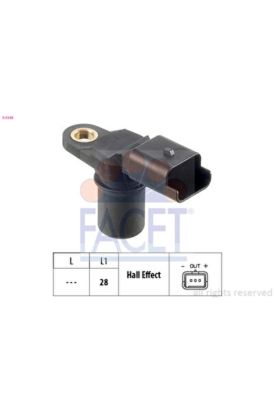 FACET Senzor Turatie Motor Dacia Logan Nissan Almera 2/Micra 3/Qashqai 1