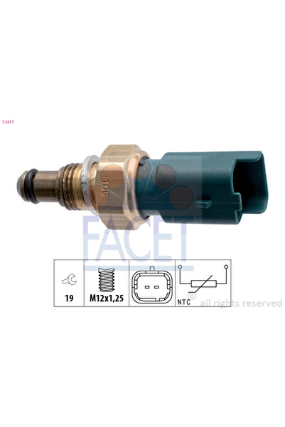 FACET Senzor,temperatura Lichid De Racire Renault Clio Symbol I (lb_) 2002-2007 Diesel