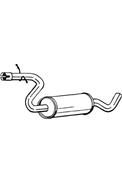 BOSAL Toba Esapamet Intermediara Vw Golf 5/Golf Plus 5