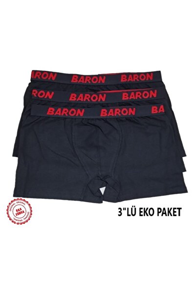 A&K ZÜMRA Men's Elestan Lycra Combed Cotton Boxer 3-Pack