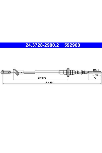 Ate Cablu Ambreiaj Chevrolet Matiz Daewoo Matiz