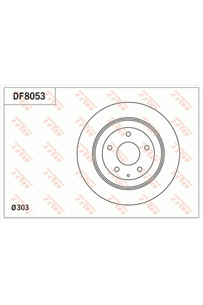 TRW Disc Frana Hongqi H5 Mazda Cx-30/Cx-5/Mx-30