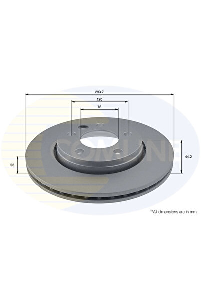 Comline Disc Frana Vw Multivan T5/Transporter T5 Bus/Transporter T5 Caroserie