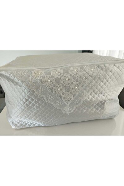 Üstünel Tekstil Giftable Dowery-Quality Everyday Satin Quilted Zippered Sweater Hurcu. Fancy