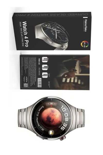 HAINOTEKO ساعة هاينو تيكو ألمانيا RW 32 الذكية الدائرية مع 3 أحزمة وشاحن لاسلكي للرجال والأولاد