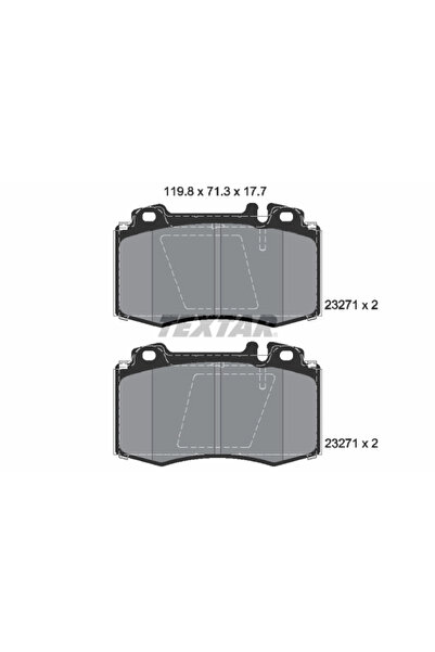 Krieger Set Placute Frana Frana Disc Mercedes-Benz M-Class/S-Class/Sl