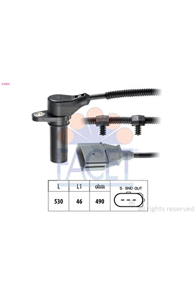 FACET Senzor Impulsuri Arbore Cotit Audi A3 Ford Galaxy 1