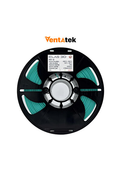 ELAS3D Elas 3D Su Yeşili PETG Filament - 1.75mm - 1 Kg