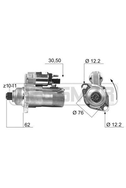 ERA Starter Vw Caddy Iii Autoutilitară/limuzină Spațioasă (2ka, 2kh, 2ca, 2 2007-2010 Diesel