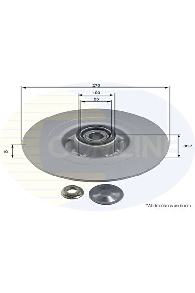 Comline Disc Frana Renault Megane 2/Scenic 2