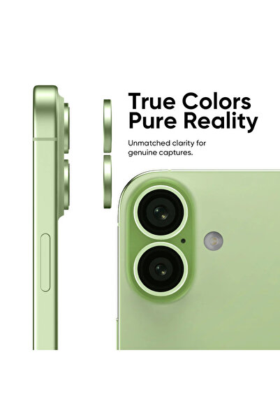 Paladyum Case iPhone 17 Uyumlu Premium Safir Anti-Reflective Ada Çayı Kamera Lens Koruyucu