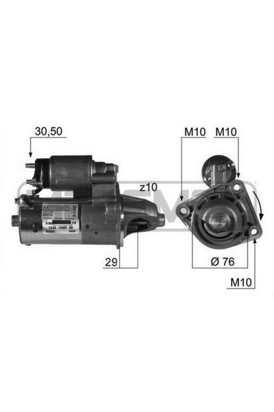 ERA Starter Ford Focus C-max (dm2) 2003-2007 Benzina