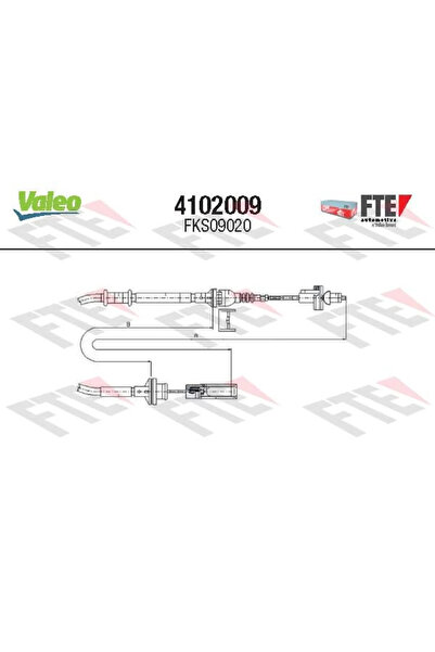 FTE Cablu Ambreiaj Fiat Brava/Bravo 1/Marea