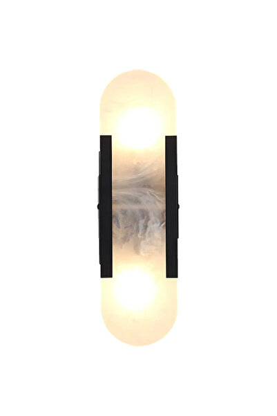 HAMER Radiance Wall Light Modern Rectangle Black E14