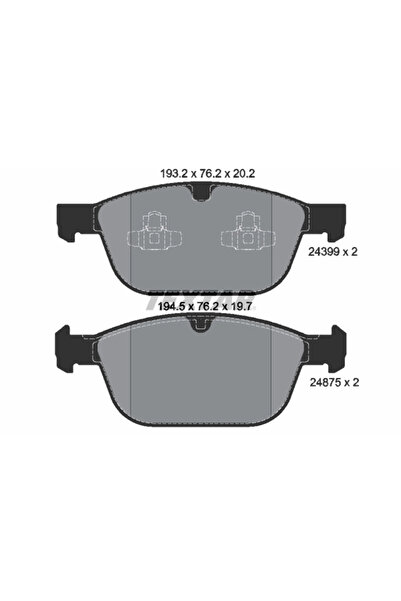 Krieger Set Placute Frana Frana Disc Volvo XC60 1 Suv/XC90 1 Volvo Asia Xc Cl...