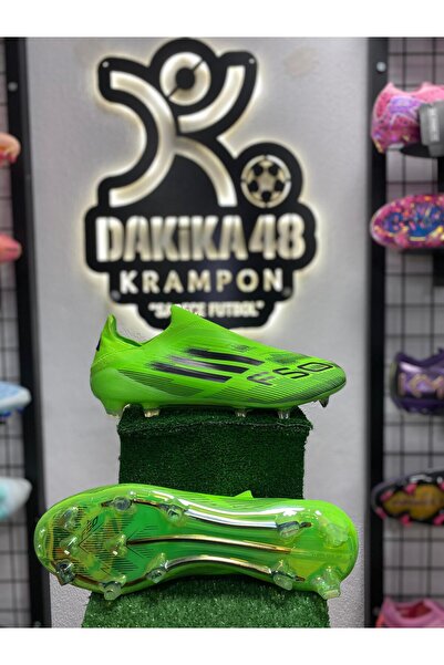 DAKİKA 48 YEŞİL SİYAH BAĞCIKSIZ FUTBOL AYAKKABISI