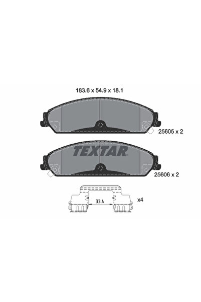 TEXTAR Set Placute Frana Frana Disc Chrysler 200/300C Dodge Challenger Cupe/C...