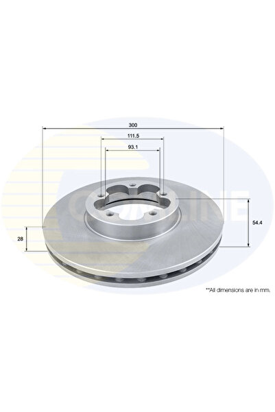 Comline Disc Frana Ford Transit Tourneo Bus/Transit Bus/Transit Caroserie