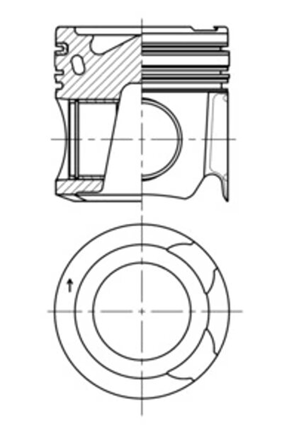 Kolbenschmidt Piston Mercedes-Benz Actros MP4 / MP5/Arocs/Atego 3