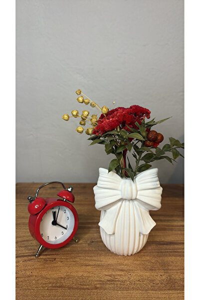 dileksepeti Fiyonk Detaylı Dekoratif Mini Vazo