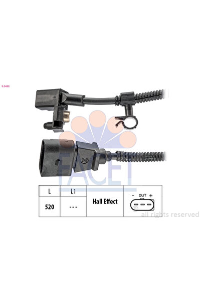 FACET Senzor Impulsuri Arbore Cotit Audi A2 Seat Arosa/Cordoba/Ibiza 2