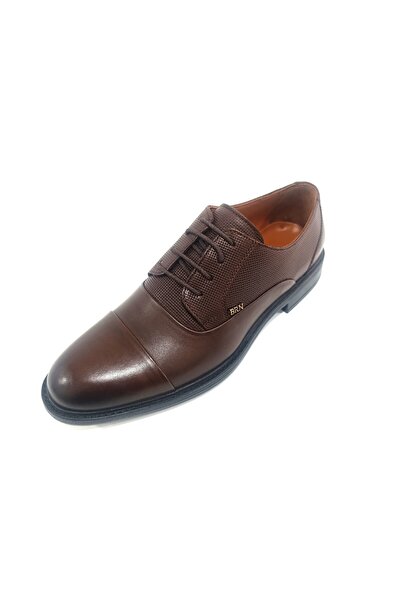 LİCCAS Мъжки зимни ботуши с неплъзгаща се гумена подметка, водоустойчиви, с подплата от естествена кожа, шнурове, цвят кафе