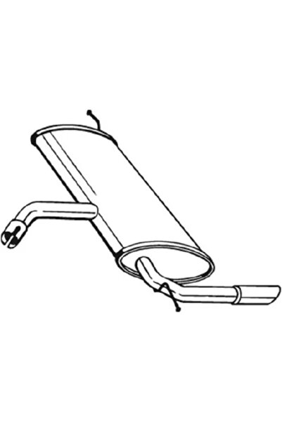 BOSAL Toba Esapament Finala Seat Altea Xl/Toledo 3