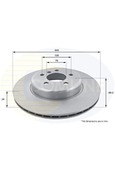 Comline Disc Frana Bmw 5/6/7