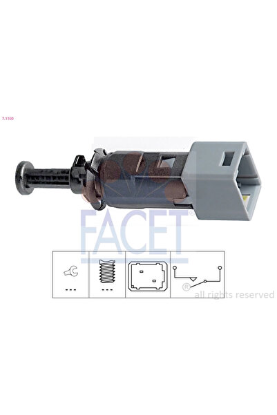 FACET Comutator Lumini Frana Mitsubishi Colt 6 Renault Clio 2/Kangoo/Laguna 1