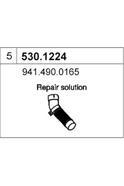 ASSO Racord Evacuare Fata Mercedes-Benz Axor