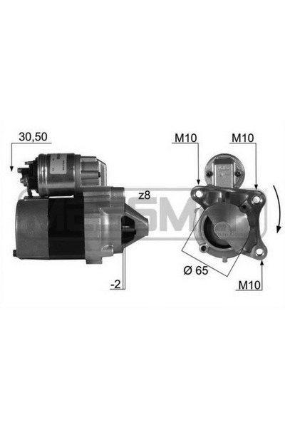 ERA Starter Renault Symbol Ii (lu_) 2009-2011 Benzina