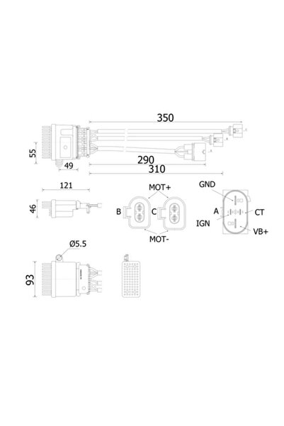 MAHLE Reglaj Suflanta De Interior Audi A4 Allroad B8/A4 B8/A5