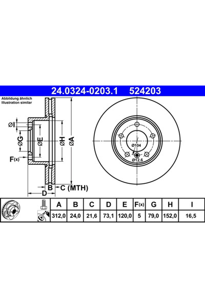 Ate Disc Frana Bmw 1/3
