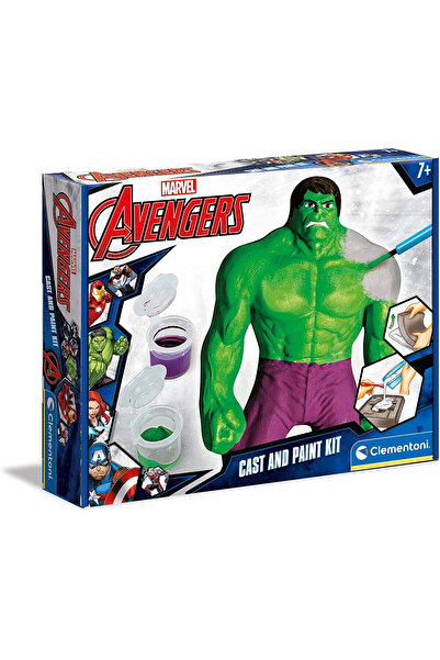 CLEMENTONI Set creativ de modelare cu lut/ipsos si culori neon “The Strenght ...