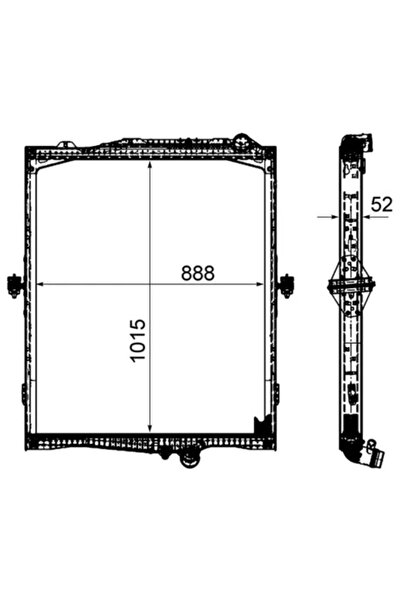 MAHLE Radiator Racire Motor Volvo Fh