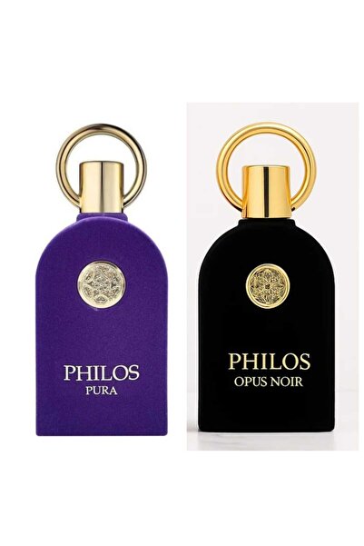 Philos SET OF 2 UNISEX PERFUMES - PURA 100 ml+PHILOS OPUS NOIR 100 ml