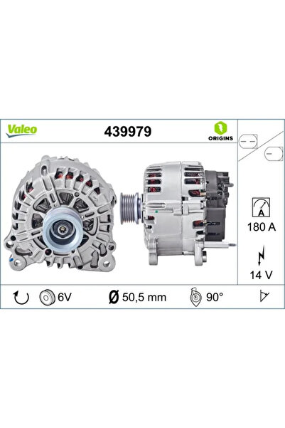 VALEO Generator / Alternator Vw California T6 Camper/Multivan T6/Transporter ...