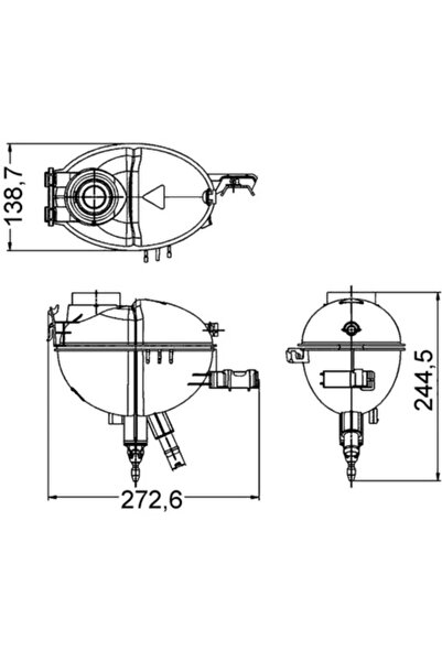 MAHLE Vas De Expansiune Racire Mercedes-Benz Actros MP2 / MP3/C-Class/Cls