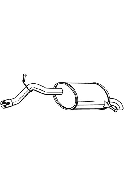 BOSAL Toba Esapament Finala Citroen C5 3 Peugeot 407/508 1/508 Caroserie Inch...