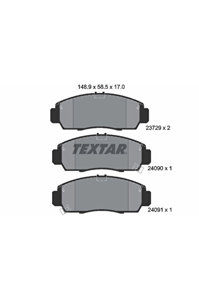 Krieger Set Placute Frana Frana Disc Acura Cl Cupe/Rl/Tl Byd F6/G6/Sirui 1995...