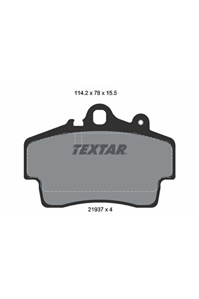 TEXTAR Set Placute Frana Frana Disc Porsche Boxster/Cayman