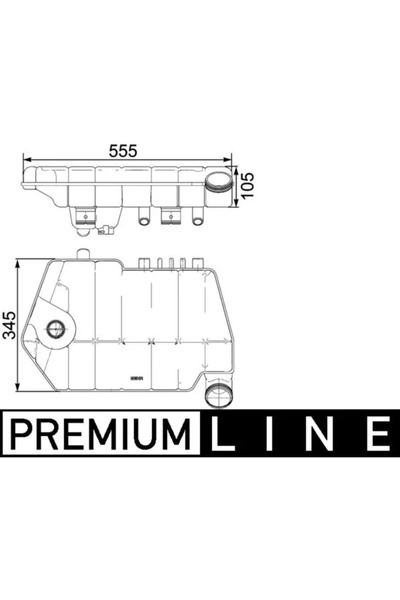 MAHLE Разширителен съд за охлаждане Daf Xf 105/Xf 95
