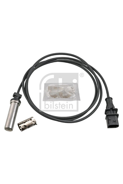 FEBI BILSTEIN Wheel Speed ​​Sensor Rear Axle Left Mercedes-Benz Arocs/Unimog